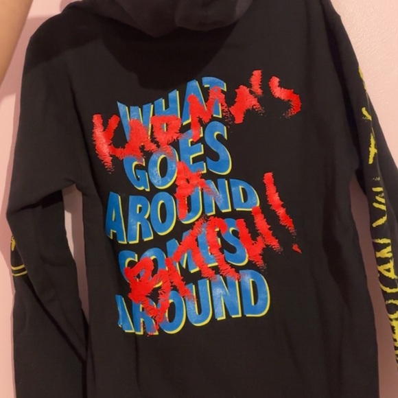 Broken Promises Tops - NWOT Unisex Broken Promises Karma Hoodie